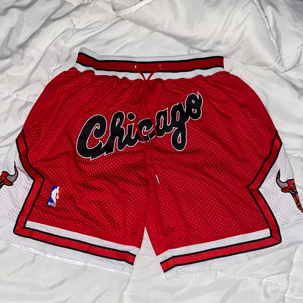 Just Don Chicago Bulls Basketball Shorts.
